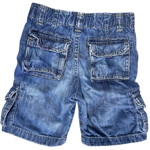 Joe Fresh Boys Medium Wash Denim Shorts Size 1 Year - Picture 3 of 4